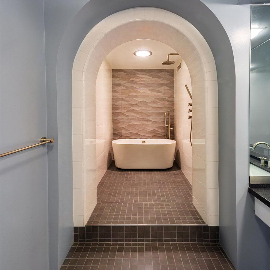 Image of remodeled bathroom